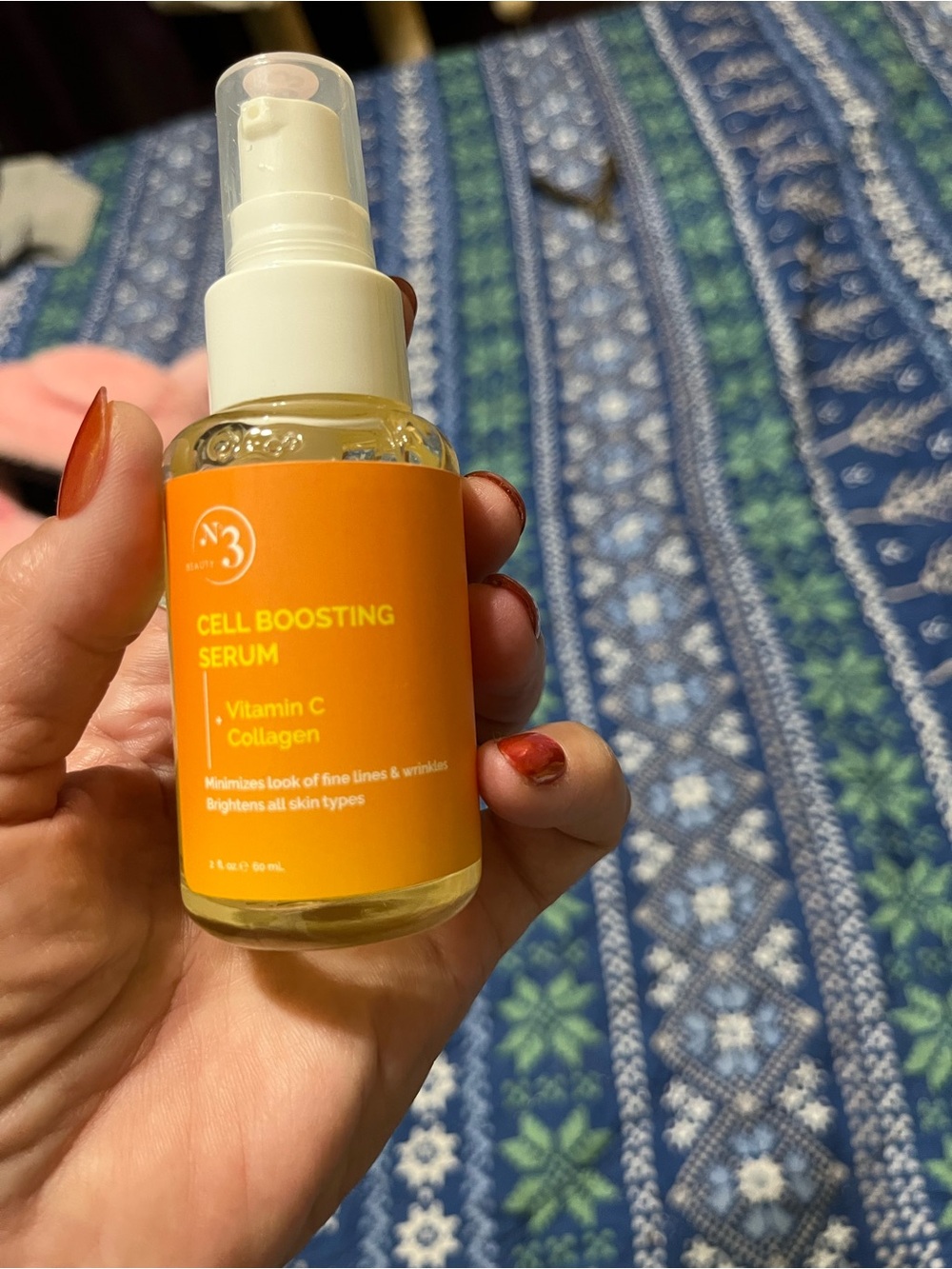 Cell Boosting Serum Vitamin C + Collagen – Orange 4fl oz NWOT